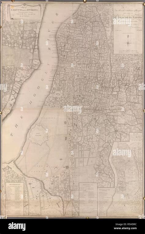 A map of Calcutta and its environs . Map of Calcutta and its Environs ...