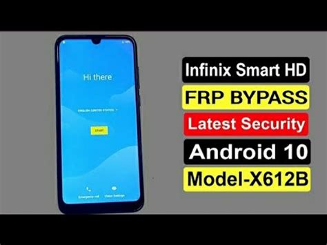 Infinix Smart HD FRP Bypass Infinix Smart HD X612B Google Account