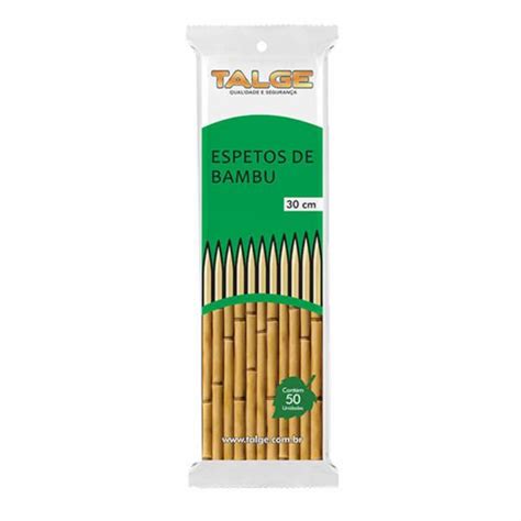 Palitos De Bambu Tratado Espeto P Churrasco Cm Forte Inoven