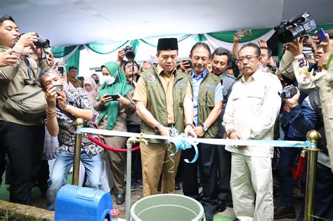 Peresmian Wilayah Pelayanan Baru Perumda Air Minum Tirta Raharja Di