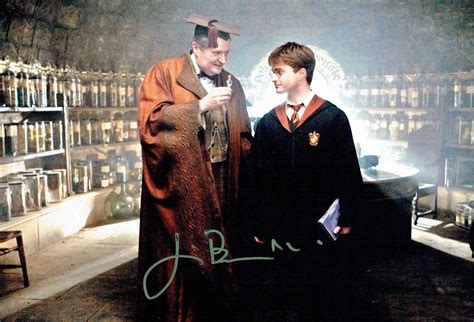 Jim Broadbent Signed As Professor Horace Slughorn Harry Potter Photo