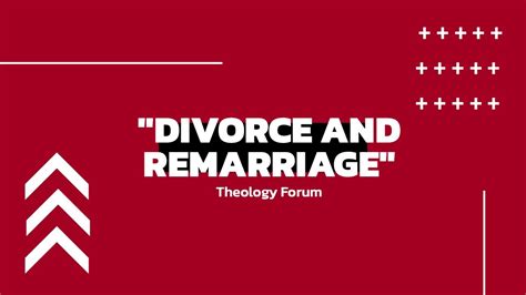 A Biblical Theology Of Divorce And Remarriage Youtube