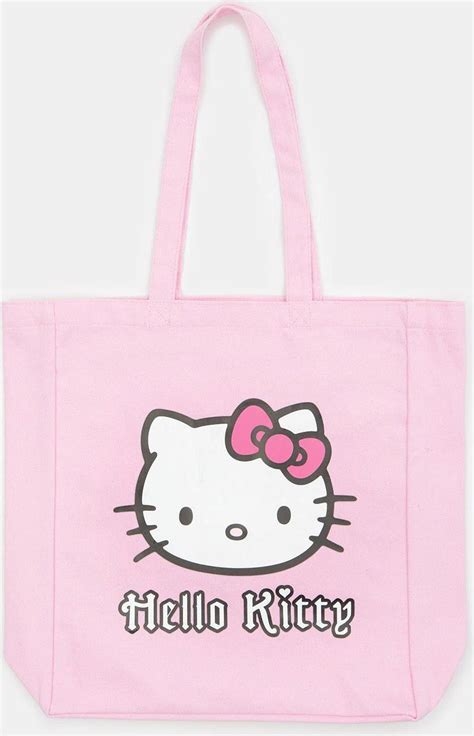 Sinsay Torba Shopper Hello Kitty Różowy Ceny I Opinie Ceneopl