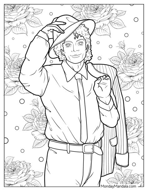 Michael Jackson Coloring Pages Free Pdf Printables