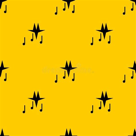 Vector Music Notes Pattern Background Simple Seamless Repeated Pattern