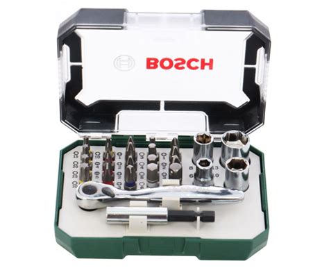 Bosch Piece Rainbow Evo Screwdriver Bit And Ratchet Set