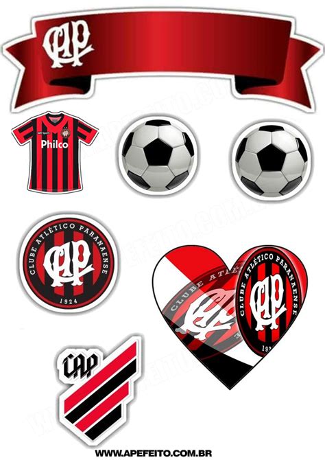 Topper De Bolo Time Atl Tico Paranaense Cap Cards Topper