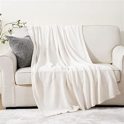 Amazon Battilo Home White Throw Blanket For Couch Farmhouse Cream