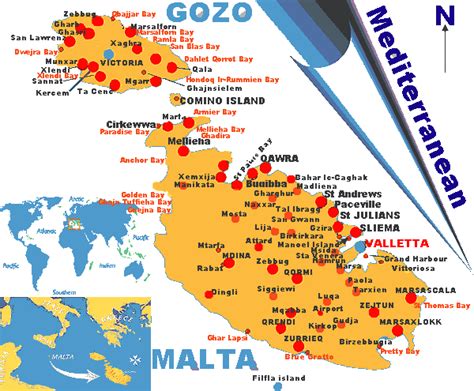 Malta Map