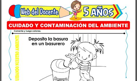 Cuidado Y Contaminaci N Del Ambiente Para Ni Os De A Os