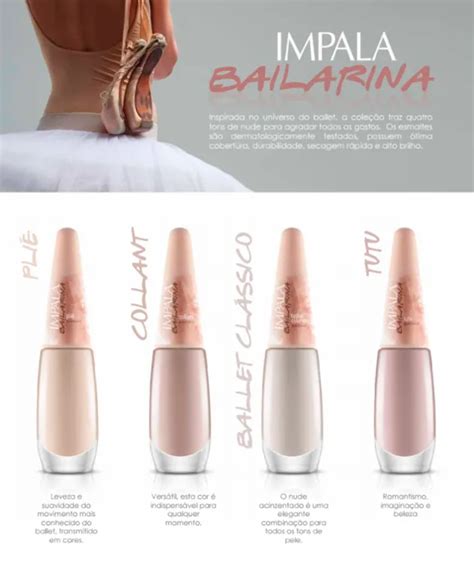 Lançamento Impala Esmaltes Nude Coleção Bailarina Viciadas em