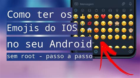 Como Ter Os Emojis Do Iphone No Android Passo A Passo Youtube