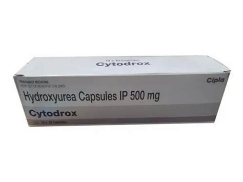 Hydroxyurea Cytodrox Capsules Ip Mg Cipla X Tablets At