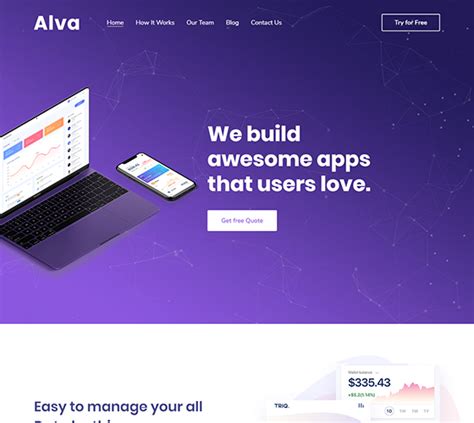 Alva Responsive Wordpress Theme