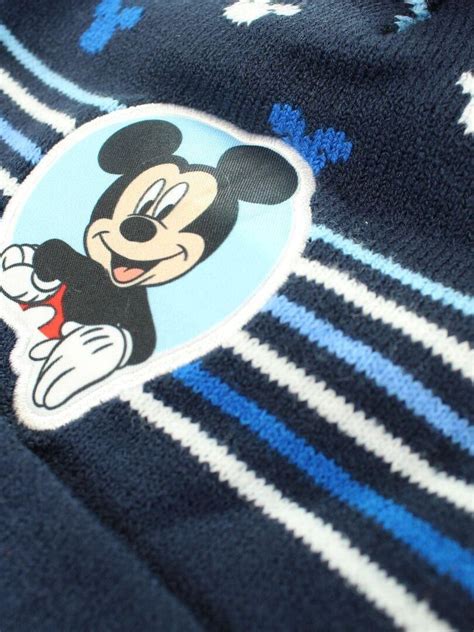 Disney Bonnet Gar On Imprim Mickey Bleu Marine Kiabi