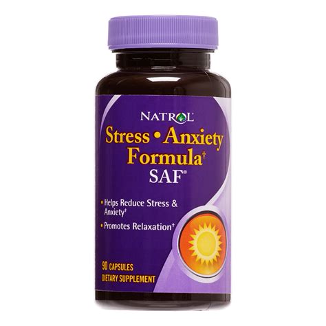 Natrol Stress Anxiety Formula SAF Capsules, 90 Ct - Walmart.com