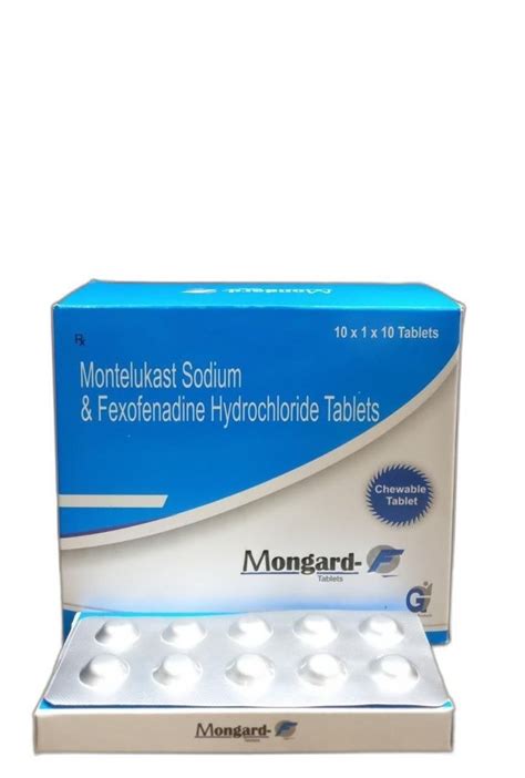 Montelukast Sodium And Fexofenadine Hydrochloride Tablets Mongard F