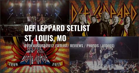 10 Years Ago DEF LEPPARD ROCK OF AGES Tour 2012 In St Louis MO Fan