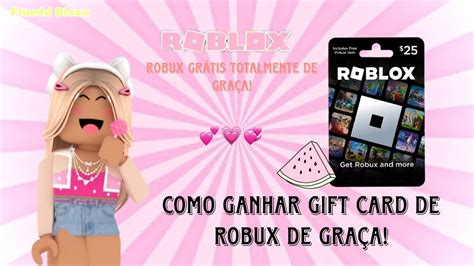 Como Ganhar Gift Card De Robux De Gra A No Roblox Youtube