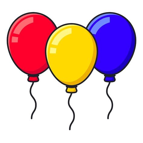 Balloon Cartoon Vector Illustration A Bunch Of Balloons 45 Off