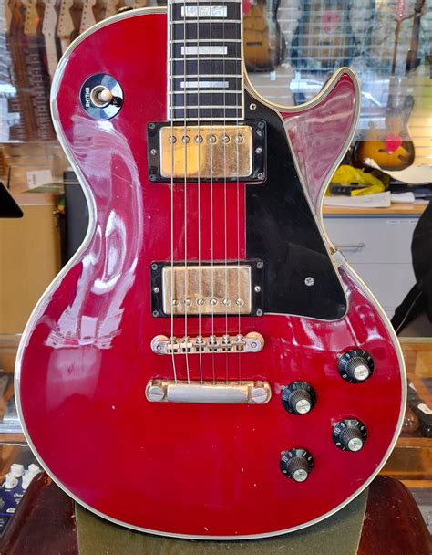 Gibson Les Paul Custom 1974 Cherry Red Guitar For Sale No1 Guitarshop