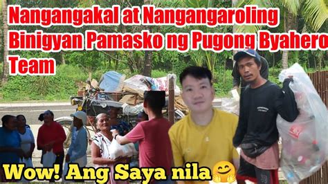 Nangalakal At Nangaroling Binigyang Pamasko Ng Pugong Byahero Team