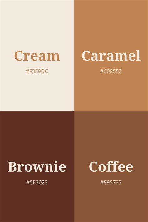 Brown Color Palette Earthy Colors Em