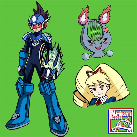 Megaman Star Force Sketch By Almirantebodoke On Deviantart