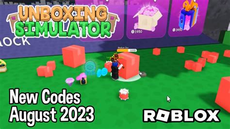 Roblox Unboxing Simulator New Codes August Youtube