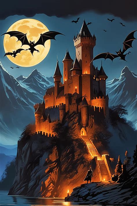 Dracula's Castle Digital Art by Manjik Pictures - Fine Art America