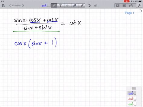 Solved Verify The Equation Is An Identity Using Factoring And