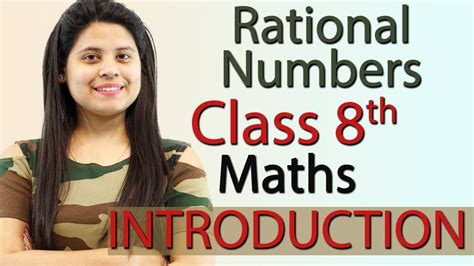 Introduction Rational Numbers Chapter 1 Ncert Class 8 Maths Solutions Youtube