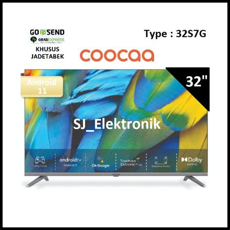 Jual LED TV CooCaa 32 Inch 32S7G 32S7 HD AndroidTV 11 Shopee Indonesia