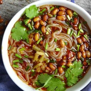 Suan La Fen Hot and Sour Noodle Soup 酸辣粉 Red House Spice