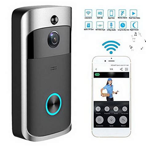 P Smart Doorbell Wifi Wireless Video Intercom Door Ring Security