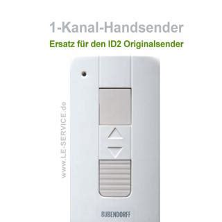 Original Handsender Ersatz für Bubendorff ID2 Rollladen ab 2010