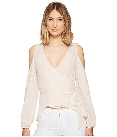 MAIN Open Shoulder Blouse Cold Shoulder Top Open Shoulder Tops Pink