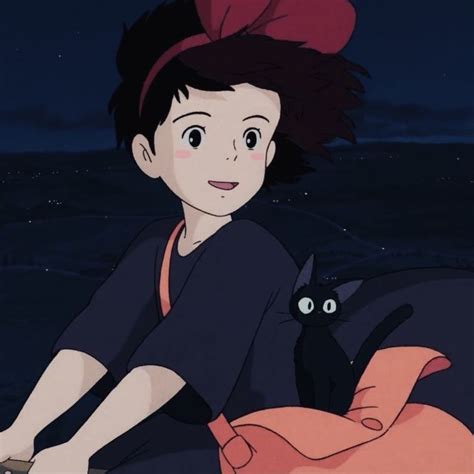 Studio Ghibli Kikis Delivery Service Jiji Kiki Profile Picture Icon Pfp