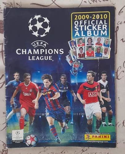 Album Panini Champions League 2009 2010 Completo Pegado Cuotas Sin