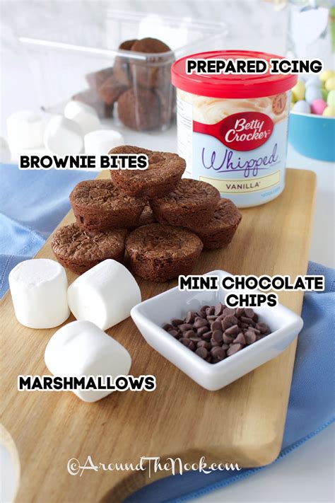 Bunny Brownie Bites Recipe - Around The Nook