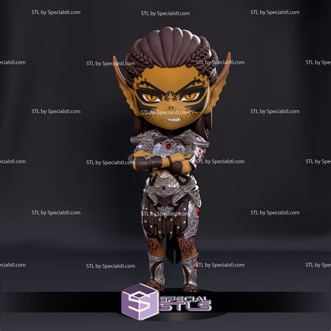 Chibi Lae Zel Baldurs Gate 3 3d Printing Figurine Specialstl