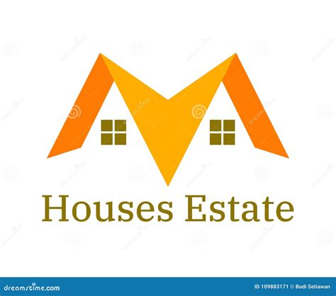 Residential House Logo Concept Stock Vector Illustration Of