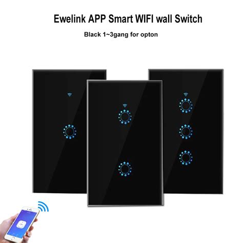 Ewelink App Smart Wifi Touch Wall Light Switch Us 123 Gang Wireless