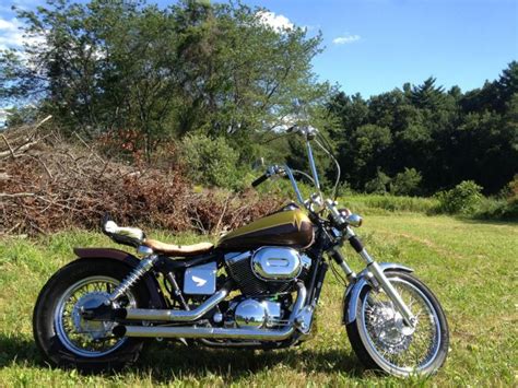 Custom Honda Shadow Spirit Bobber Vt Dc For Sale On Motos