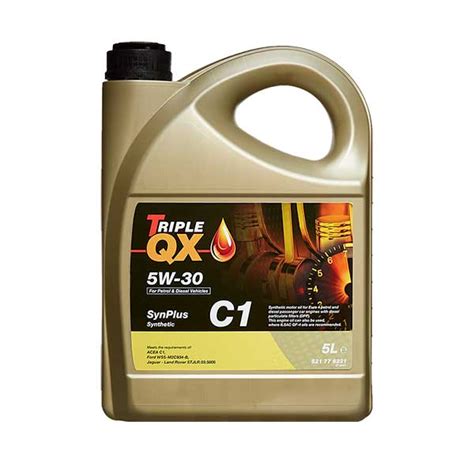 Triple Qx Synplus Engine Oil 5w 30 C1 5ltr Euro Car Parts