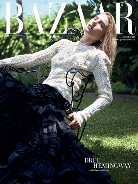 Dree Hemingway Liz Collins Harper’s Bazaar Uk October 2013 Dna Models