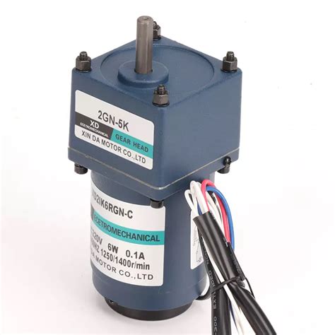 Wholesale 220v Ac Gear Reduction Motor 6w Constant Speed Single Phase Motor Damping Miniature