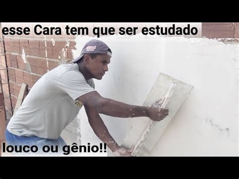 Incr Vel Gesso Liso Em Rea Externa Direto No Tijolo Isso Pode Youtube