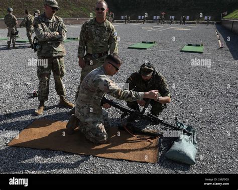 Us Military Forces Compete To Earn The German Shutzenschner At Camp