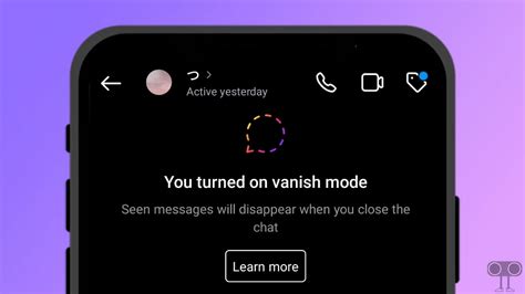 What Is Vanish Mode On Instagram And How To Turn It Off